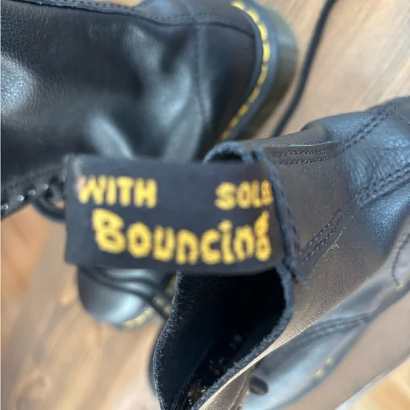 Dr. Martens Black Combat Boots - Picture 3 of 5